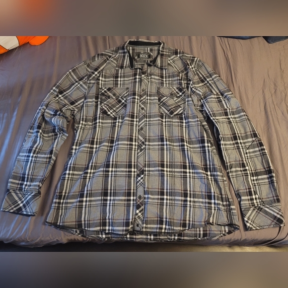 Men's BKE BLACK Flannel XXL - Picture 1 of 3